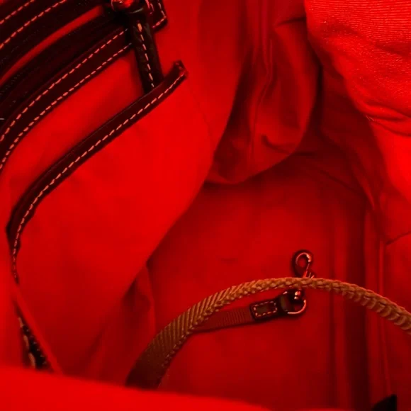 Dooney & Bourke Blue Leather Women's Bag - Picture 6 of 7